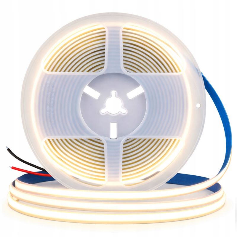 Taśma LED MasterLED COB NEON 5m 12V 4000K neutralna biel IP20 1600 diod rolka pasek linia 1 szt.