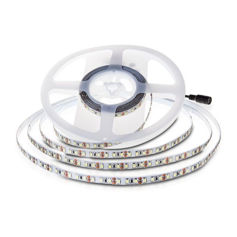 SMD2835 LED pásek 1200LED 24V IP20 Double PCB 10mb 7,2W/m 120LED/m VT-2835 120 6400K 600lm V-TAC 1 ks.