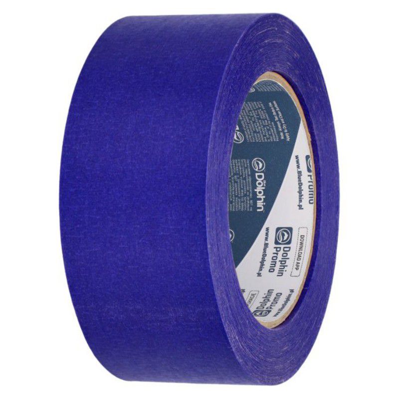 Taśma malarska, Blue Dolphin, niebieska, 48mm x 50m