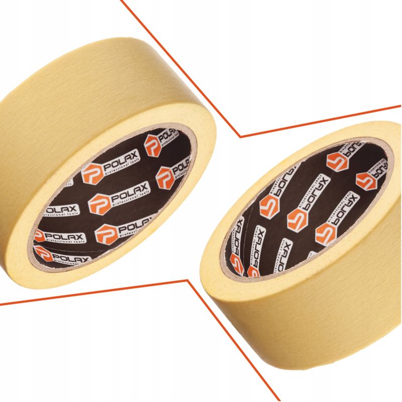 Taśma malarska papierowa Polax żółta 48 mm 40 m 1szt.