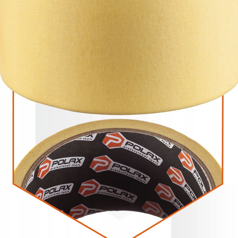 Taśma malarska papierowa Polax żółta 48 mm 40 m 1szt.