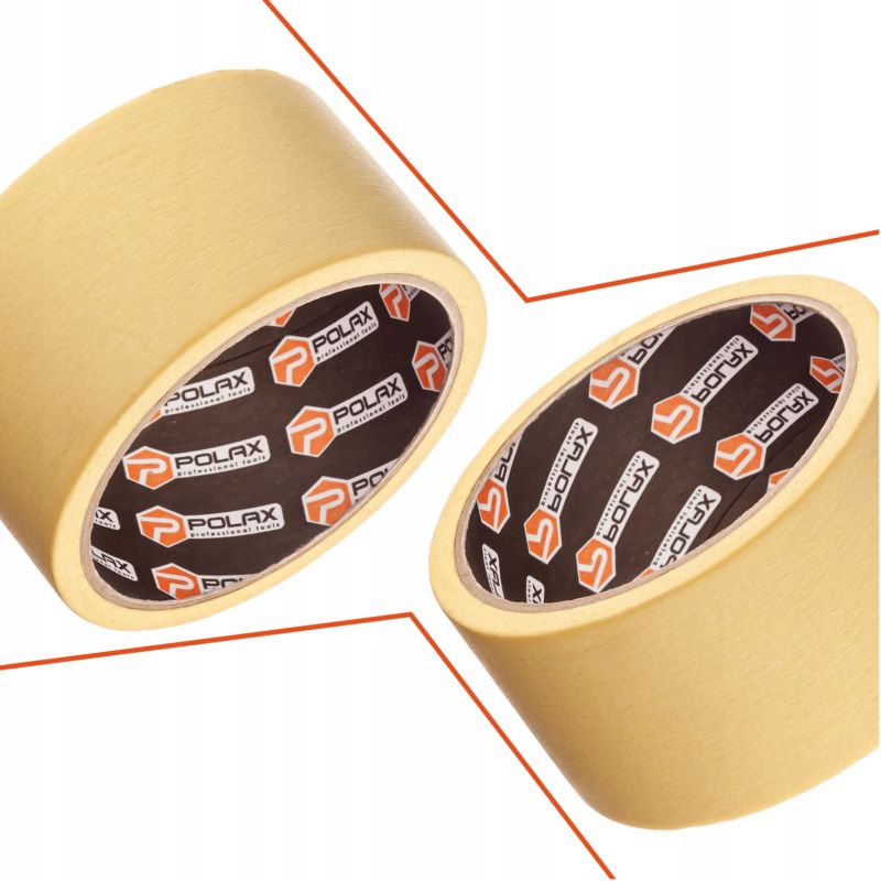 Taśma malarska Polax papierowa żółta 48mm 20m 1szt.