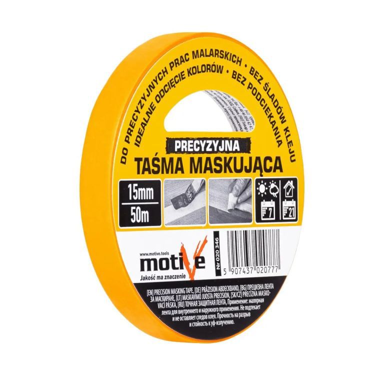 Taśma maskująca Motive precyzyjna 15mm/50m 1 szt.