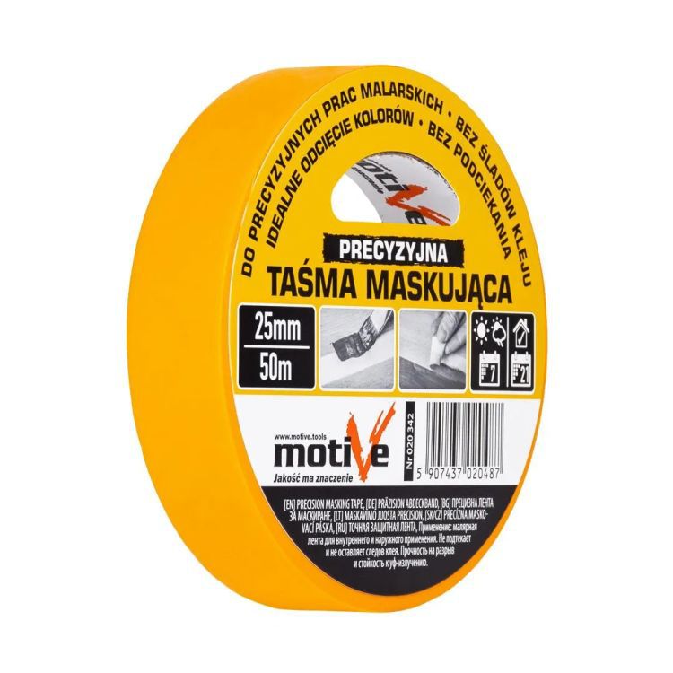 Taśma maskująca Motive precyzyjna 25mm/50m 1 szt.