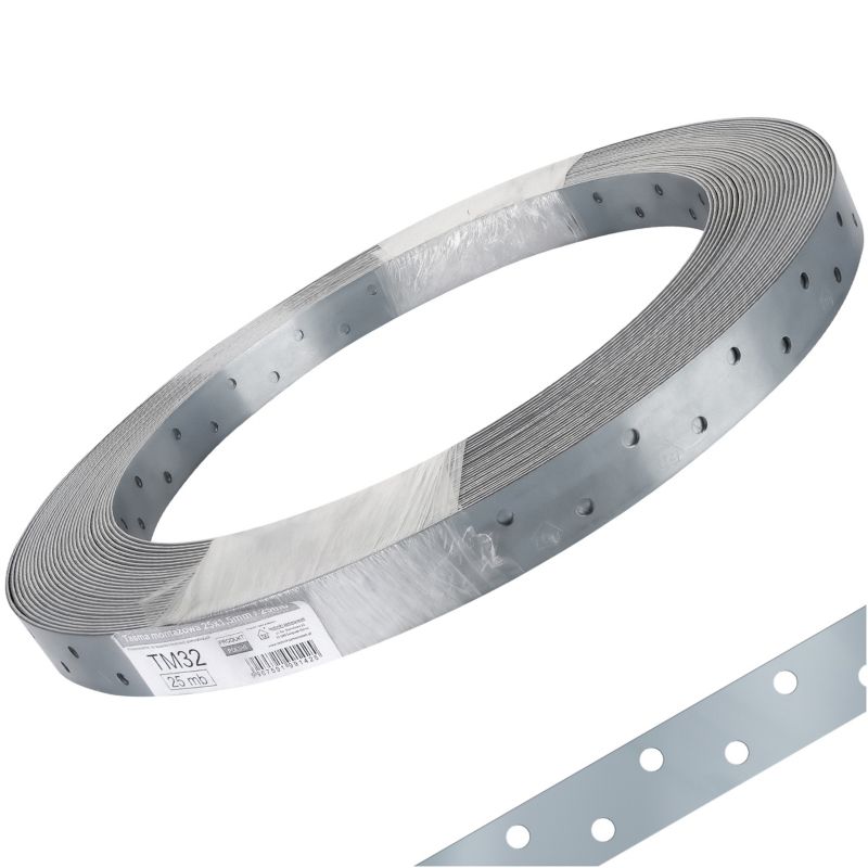 Taśma montażowa stalowa Techniki zamocowań TM32 25x1,5mm x25m 1szt