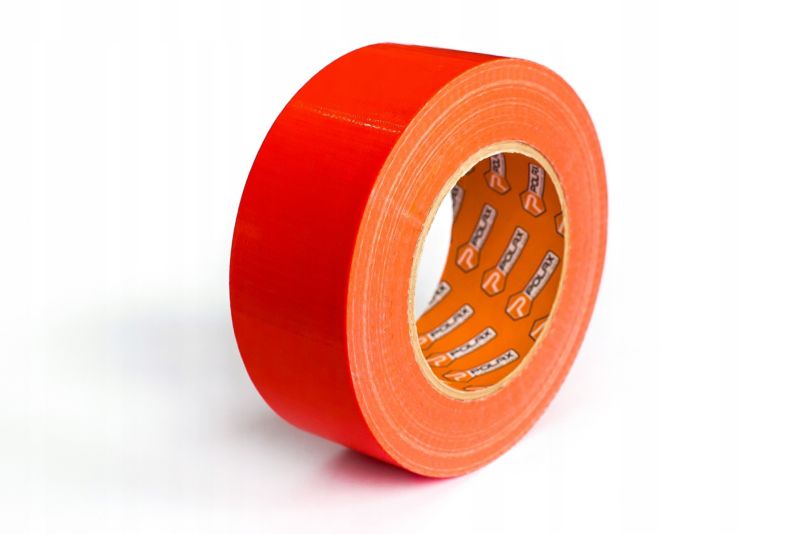Taśma naprawcza DUCT TAPE pomarańczowa 48mm 50m Polax 1szt.