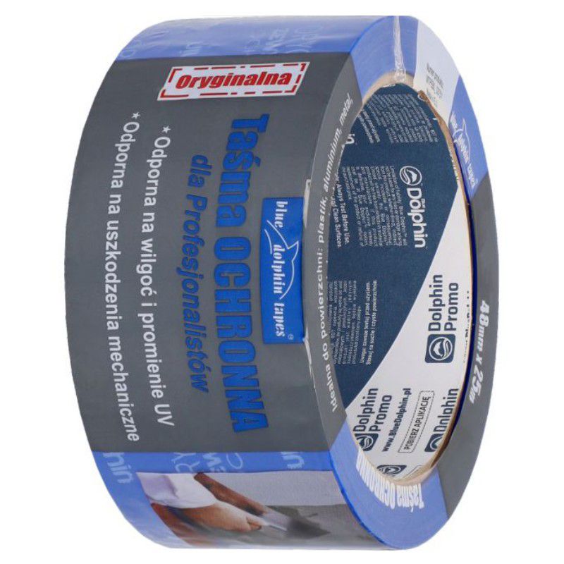 Taśma ochronna, Blue Dolphin, zewnętrzna, 48mm x 25m