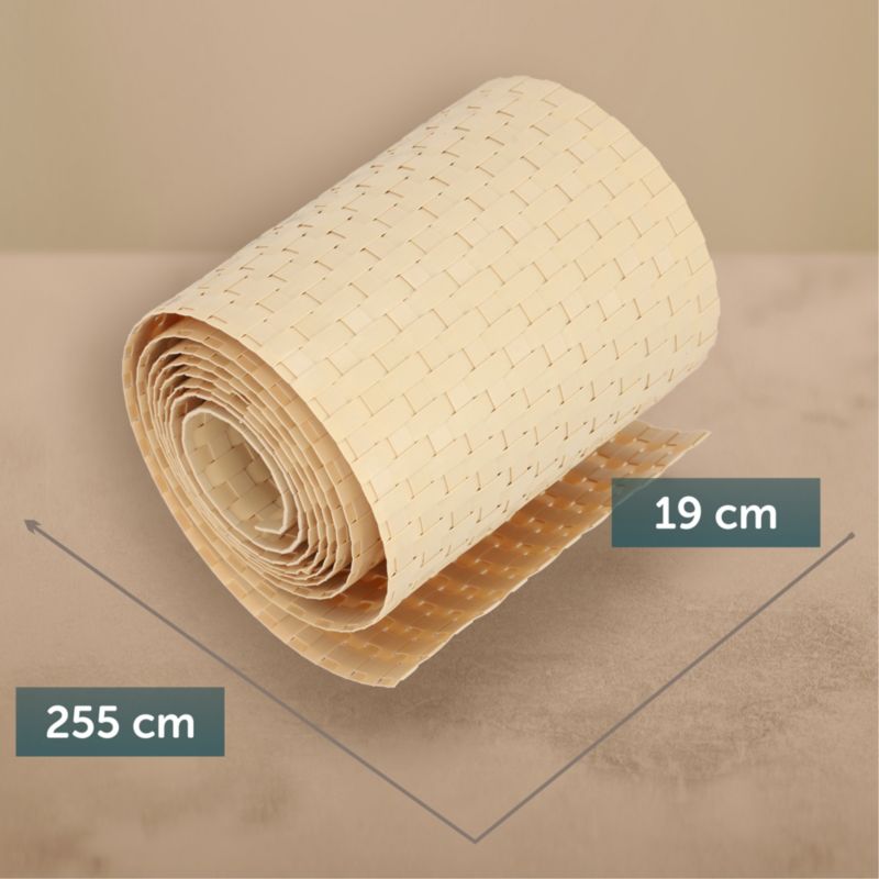 Taśma Ogrodzeniowa KADAX Beżowa Do Paneli Ogrodzeniowych 19cm 2,55m Osłona Płot 1szt.