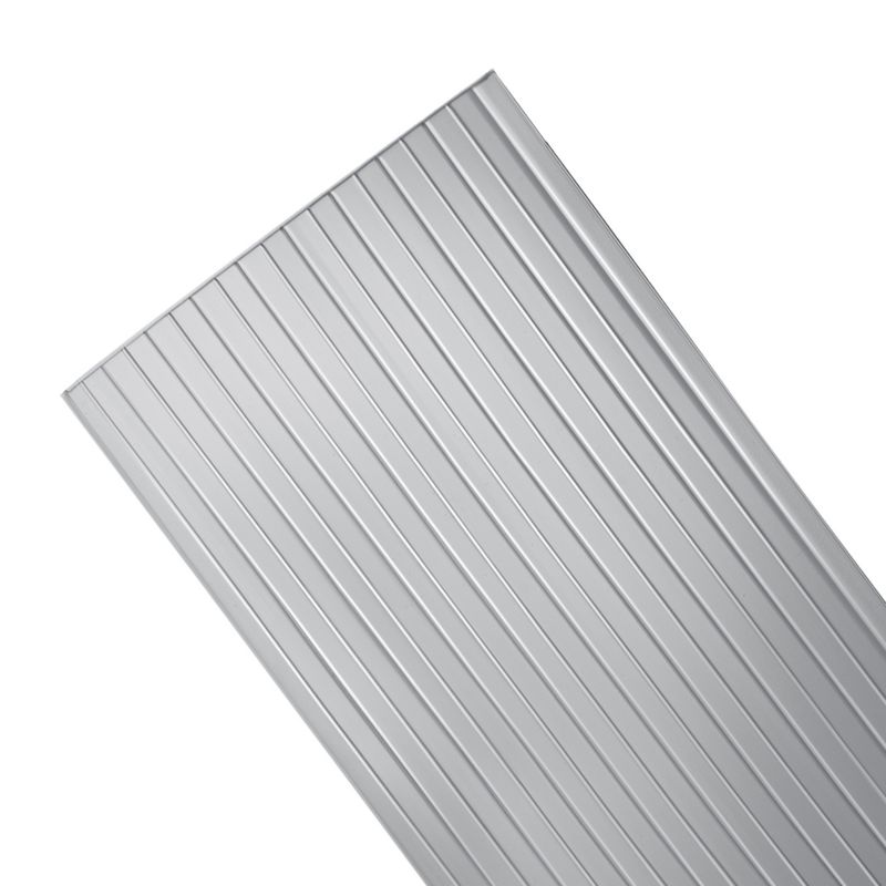 Taśma ogrodzeniowa PCV 19cm, listwa do ogrodzeń panelowych premium, 900 g/m2, RAL 7040, szary, 2.52m