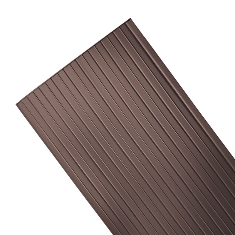 Taśma ogrodzeniowa PCV 19cm, listwa do ogrodzeń panelowych premium, 900 g/m2, RAL 8017, brąz, 2.52m