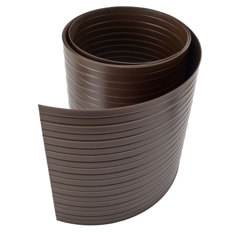 Taśma ogrodzeniowa PCV 19cm, listwa do ogrodzeń panelowych premium, 900 g/m2, RAL 8017, brąz, 2.52m