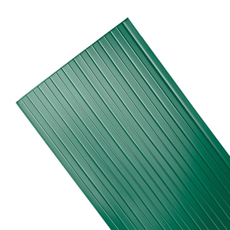 Taśma ogrodzeniowa PCV 19cm, listwa do ogrodzeń panelowych premium, 900 g/m2, RAL6005, zielony, 2.52m