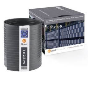 Taśma ogrodzeniowa PCV 19cm, listwa do ogrodzeń panelowych premium, 900 g/m2, RAL7016, antracyt, 2.52m
