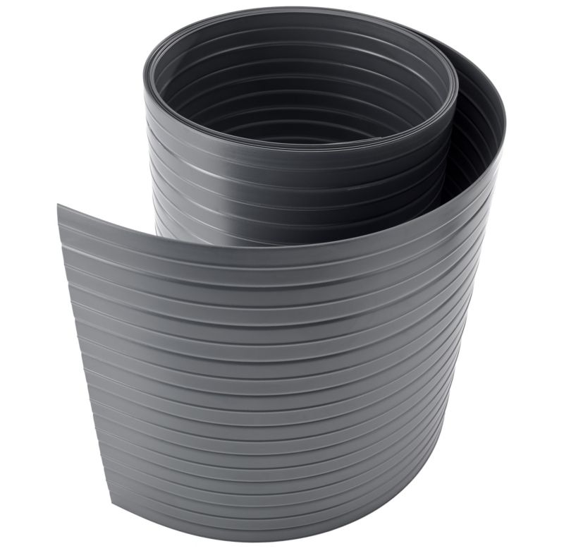 Taśma ogrodzeniowa PCV 19cm, listwa do ogrodzeń panelowych premium, 900 g/m2, RAL7016, antracyt, 2.52m