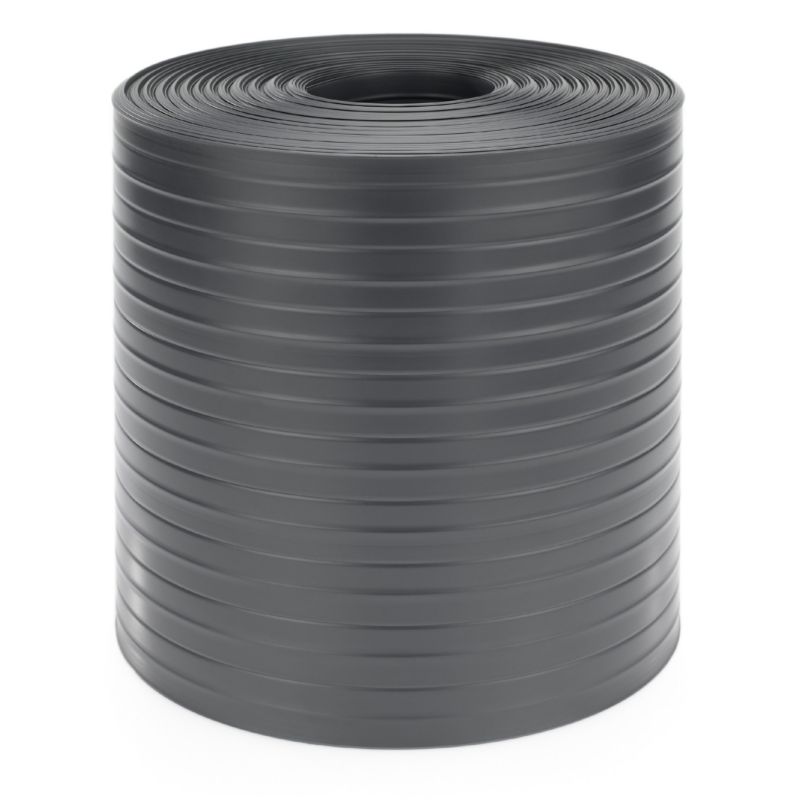 Taśma ogrodzeniowa PCV 19cm, listwa do ogrodzeń panelowych premium, 900 g/m2, RAL7016, antracyt, 26m
