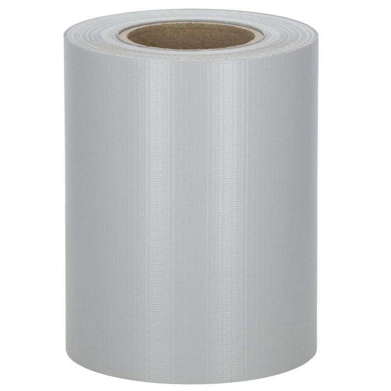 Taśma ogrodzeniowa Springos PVC 35m x 19 cm 450 g/m2 z klipsami mocującymi 20 szt. szary 1 kpl.