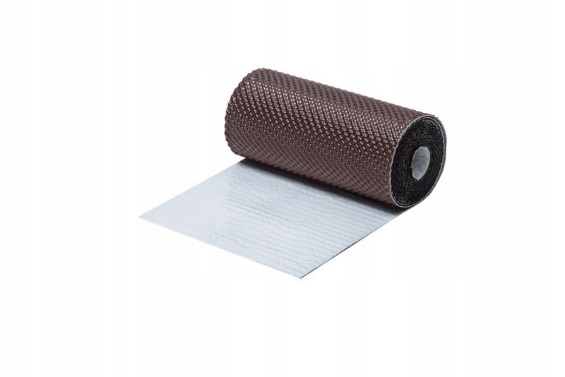 TAŚMA OPIERZENIOWA OBRÓBKA KOMINA ALUMINIOWA DEKARSKA KOMINOWA 3D BRĄZOWA