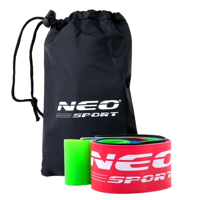 Taśma oporowa Neo-Sport do ćwiczeń 60x5cm 5 szt. NS-959 1szt.