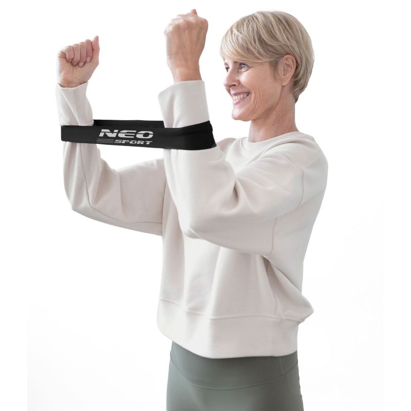 Taśma oporowa Neo-Sport do ćwiczeń 60x5cm 5 szt. NS-959 1szt.