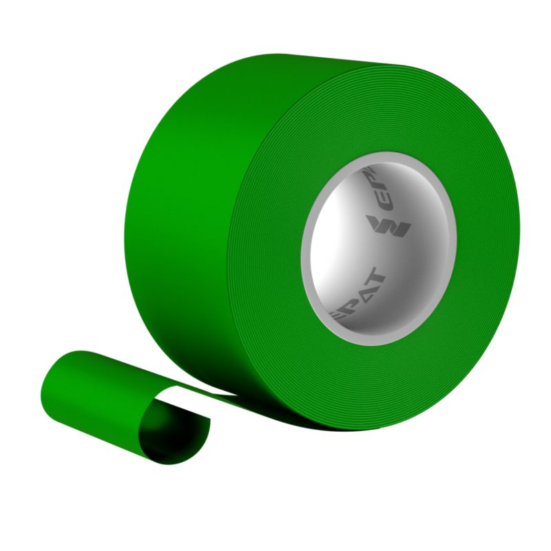 Taśma OSTRZEGAWCZA BHP PoilGreen, 50mm/33m zielona - 1 szt