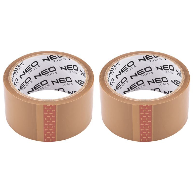 Taśma pakowa NEO TOOLS brązowa 48 mm x 40 m, 1+1 zestaw,  1szt.