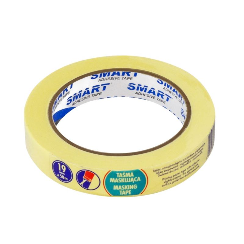 Taśma papierowa malarska SMART 19mm/50m 1 szt.