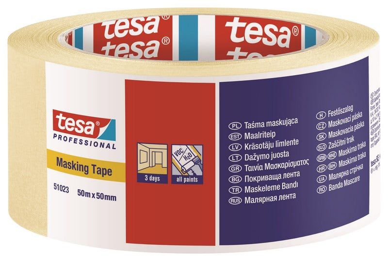 Taśma Papierowa Malarska TESA 51023 50mm/50m 1 szt.