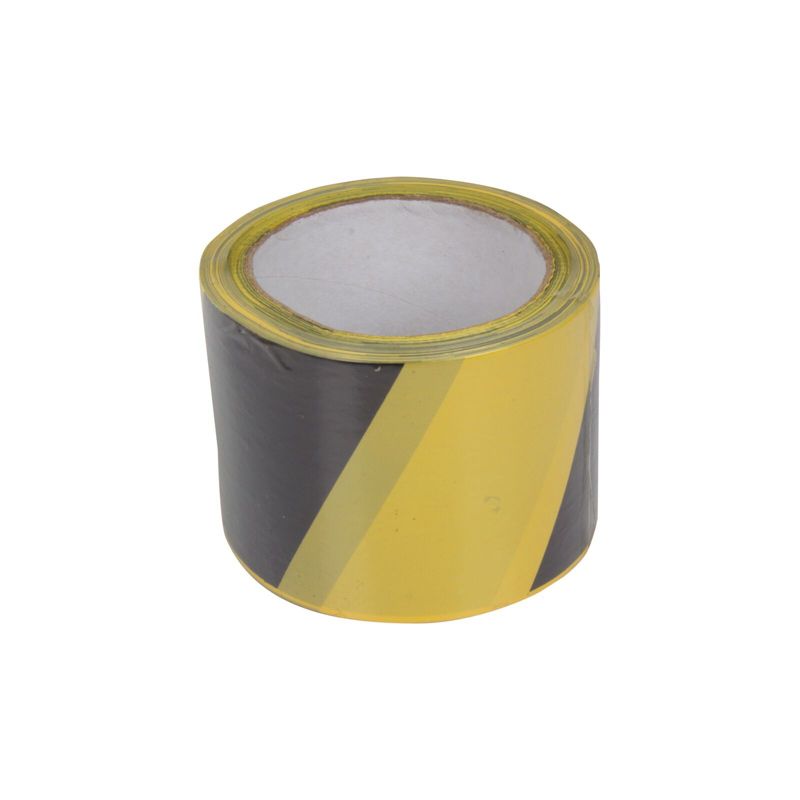 Taśma Proline ostrzeg.żółt-czar.120mm 100m gr.ok30mikro-m bez kleju 1 szt.