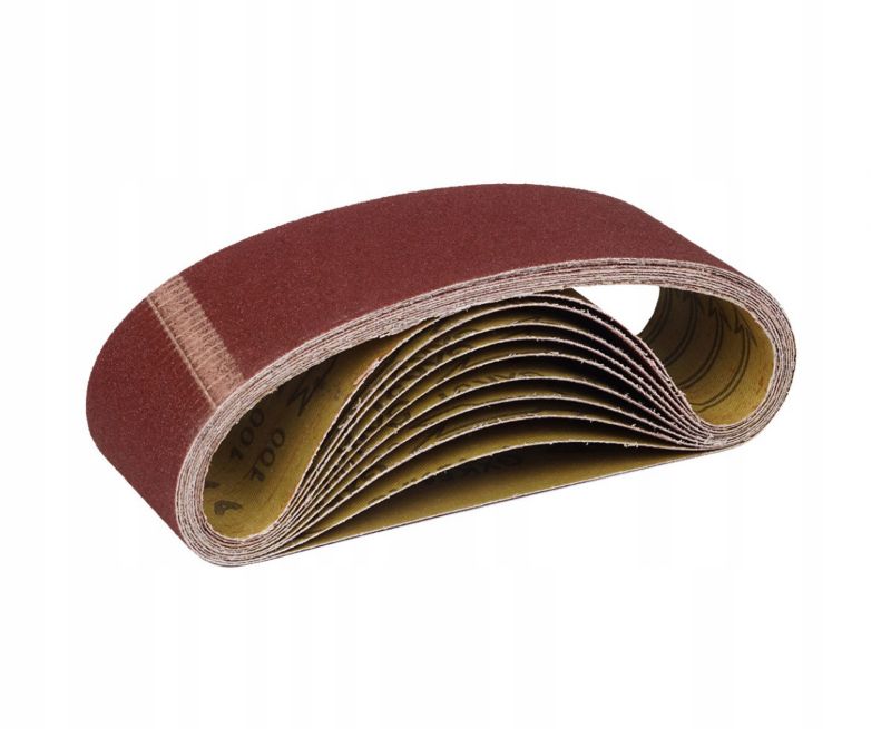 Taśma szlifierska Polax 75 457 mm Pas bezkońcowy P120 10 szt