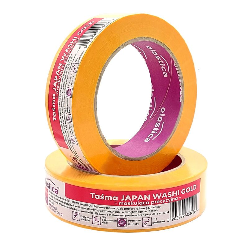 Taśma Tesa malar.precyzyjna 3msc washi 50m 30mm, żół 1 szt.