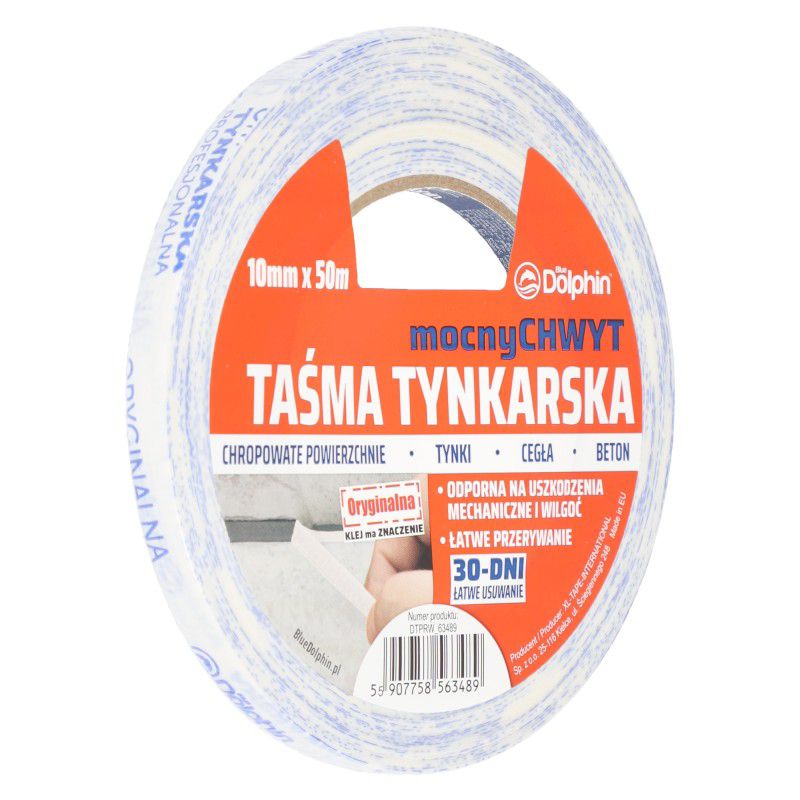 Taśma tynkarska, Blue Dolphin, 30 DNI, 10mm x 50m