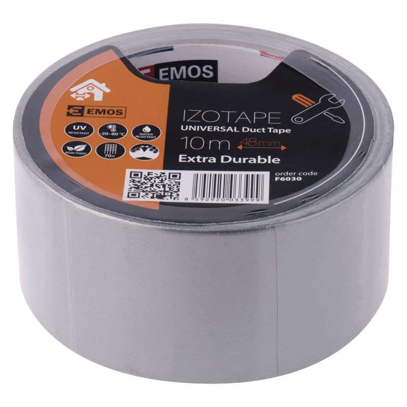Taśma uniwersalna Emos wodoszczelna 48mm x 10m srebrna F6030 1 szt.
