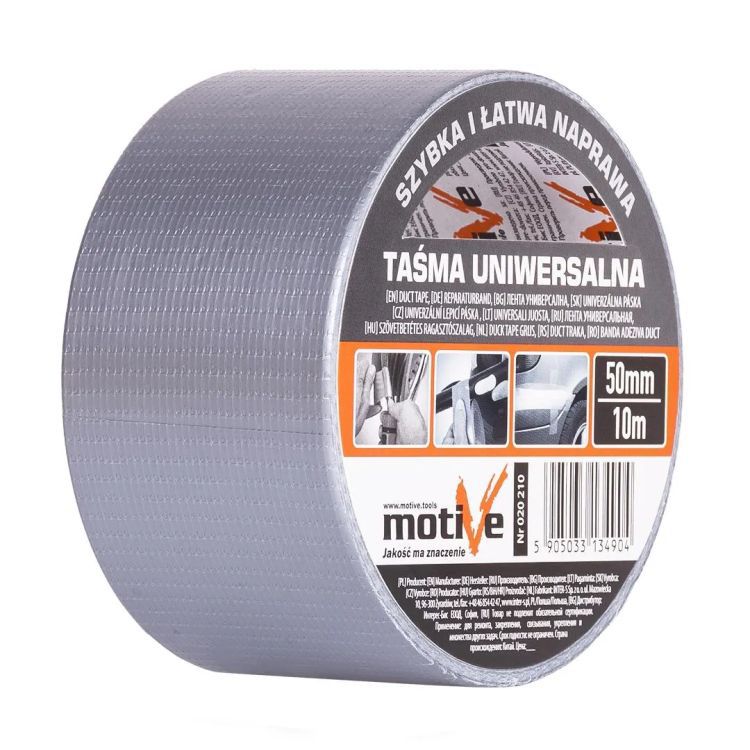 Taśma uniwersalna Motive 50mm/10m szara 1 szt.