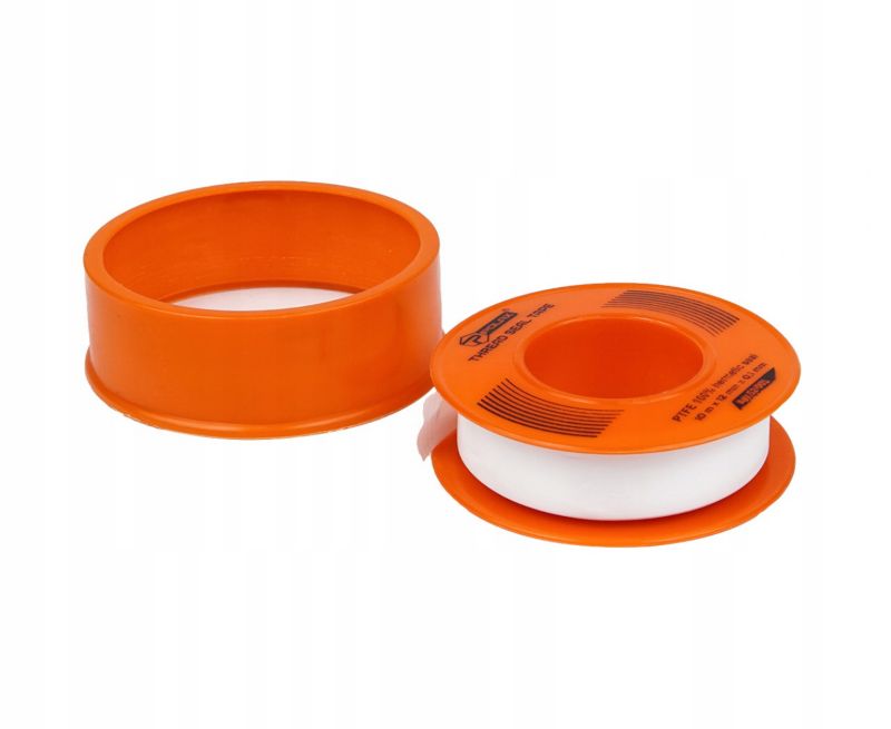 Taśma uszczelniającaPolax teflonowa 10m x 12mm x 0.1 mm 1szt.