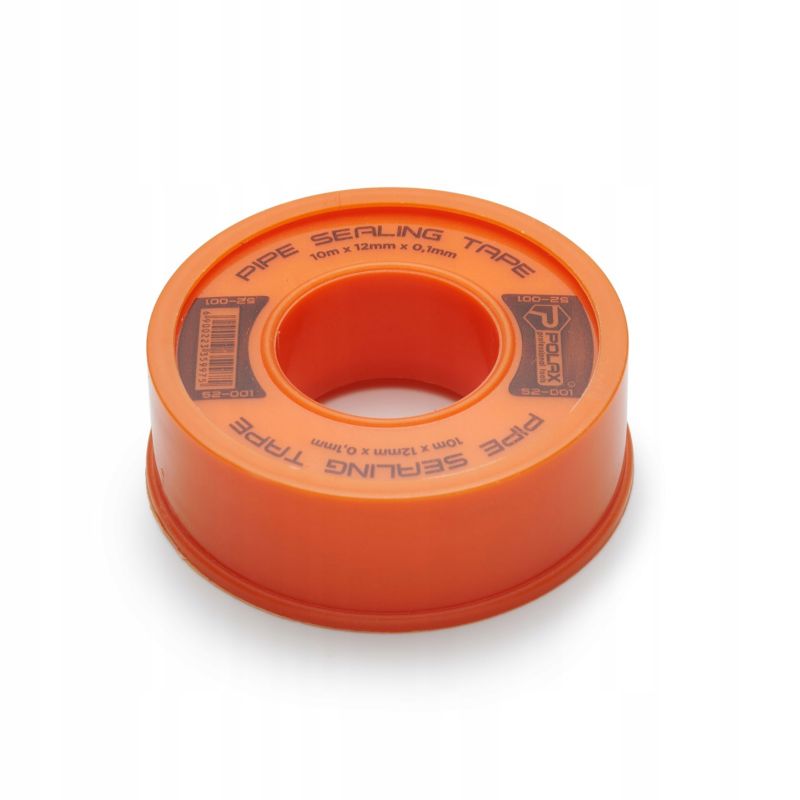 Taśma uszczelniającaPolax teflonowa 10m x 12mm x 0.1 mm 1szt.
