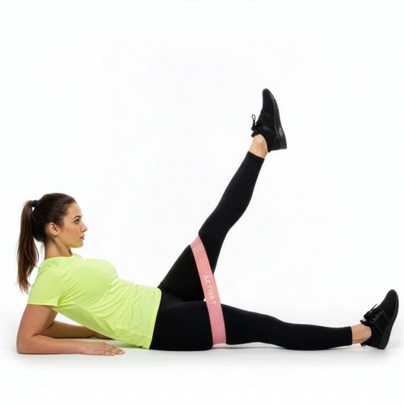 Taśmy oporowe do ćwiczeń Actiget opór 1-20 kg gumy rehabilitacyjne wielokolorowe 5 szt.