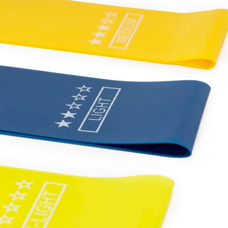 Taśmy oporowe do ćwiczeń Actiget opór 1-20 kg rehabilitacyjne wielokolorowe 5 szt.