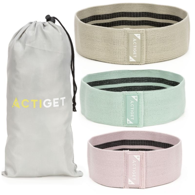 Taśmy oporowe do ćwiczeń Actiget opór 3-31 kg gumy fitness 3 szt.