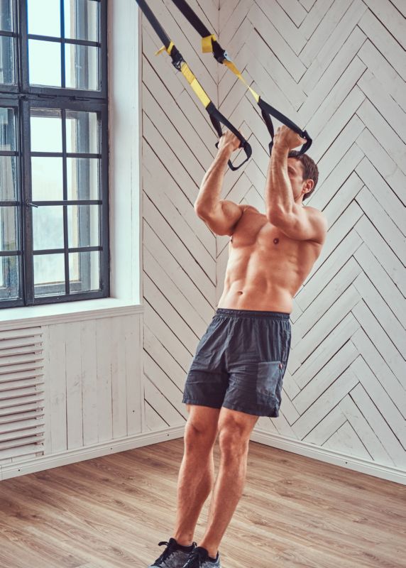 Taśmy treningowe Pretorians liny do ćwiczeń pasy trening siłowy fitness żółto-czarne 1 szt.
