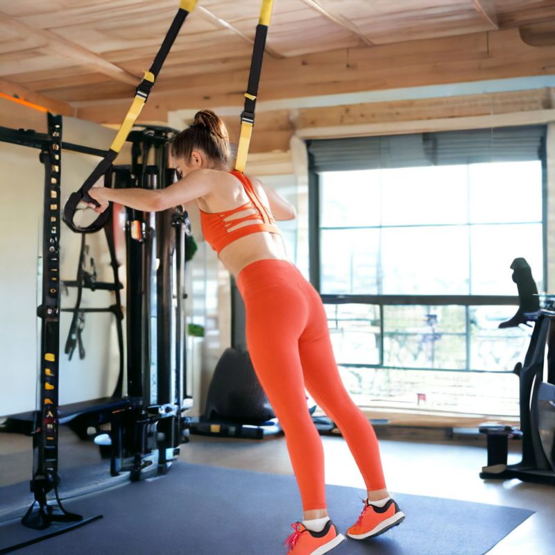 Taśmy treningowe Pretorians liny do ćwiczeń pasy trening siłowy fitness żółto-czarne 1 szt.