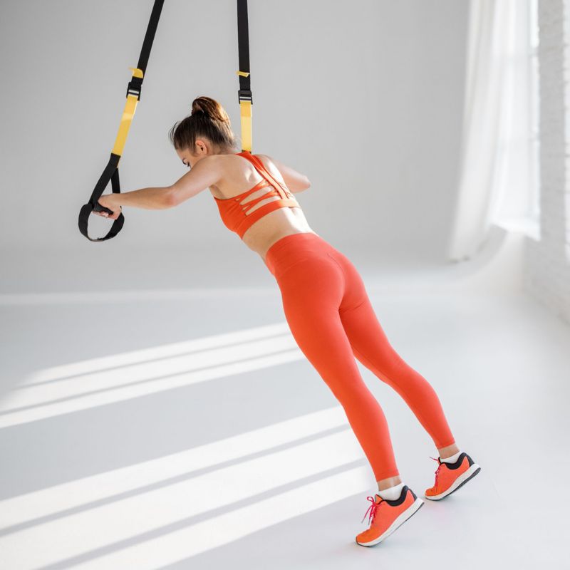 Taśmy treningowe Pretorians liny do ćwiczeń pasy trening siłowy fitness żółto-czarne 1 szt.