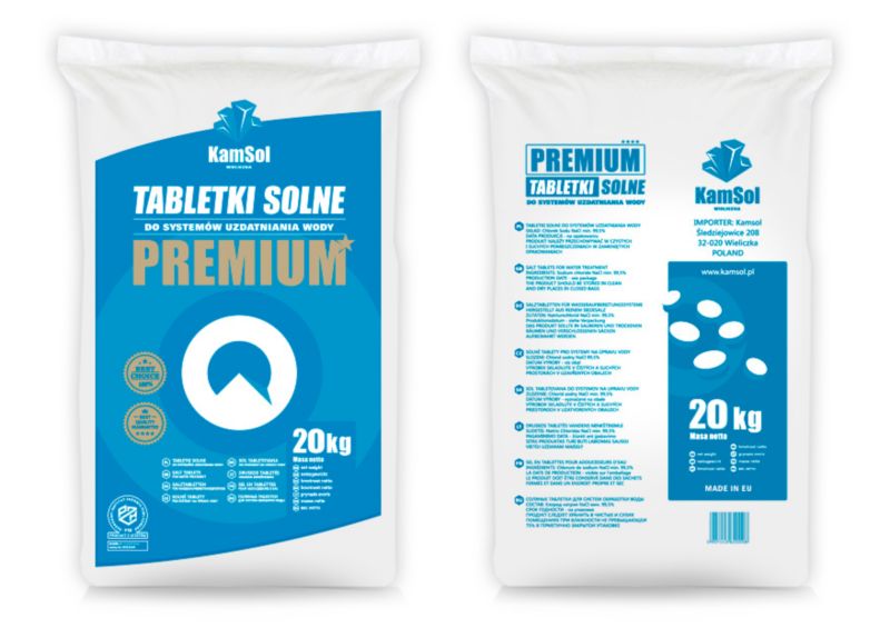 Tabletki solne KamSol Premium 20 kg