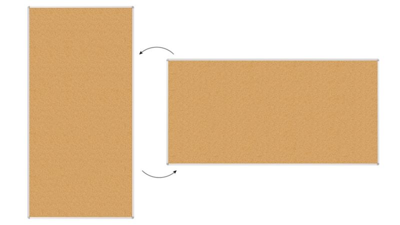 Tablica korkowa 250x120 cm ALLboards rama aluminiowa 1 szt.