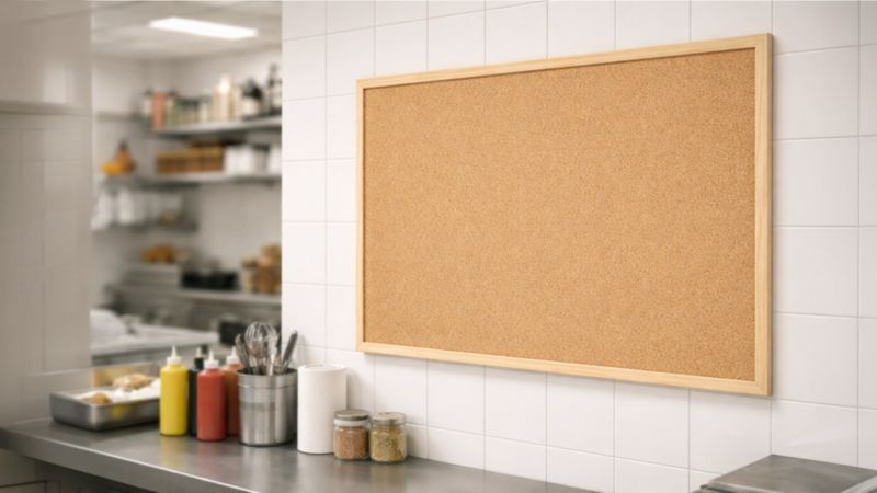 Tablica korkowa 90x60 cm ALLboards rama drewniana naturalna 1 szt.