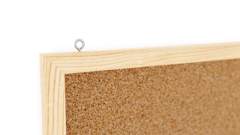 Tablica korkowa 90x60 cm ALLboards rama drewniana naturalna 1 szt.