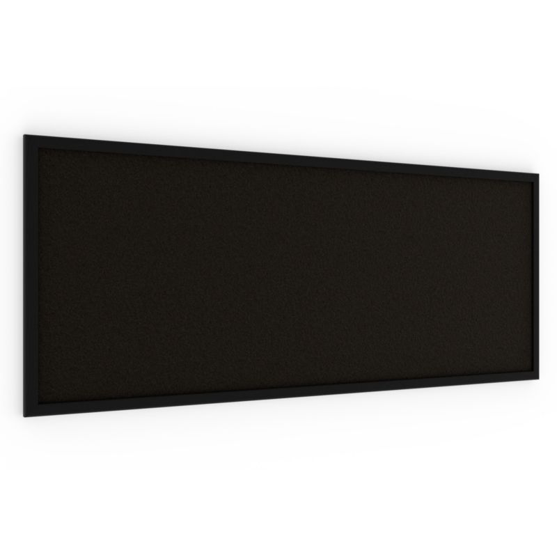Tablica korkowa kolor czarny ALLboards 100x40 cm rama drewniana czarna 1 szt.