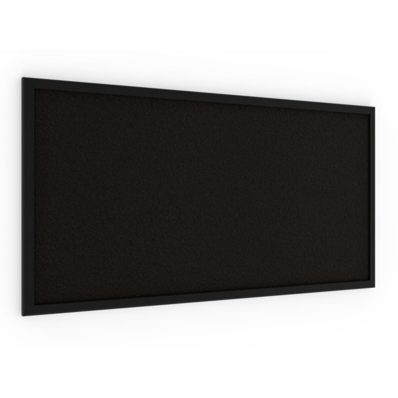 Tablica korkowa kolor czarny ALLboards 80x40 cm rama drewniana czarna 1 szt.
