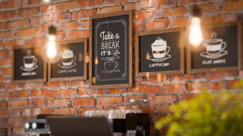 Tablica kredowa ALLboards 70x50 cm rama drewniana klasyczny brąz 1 szt.