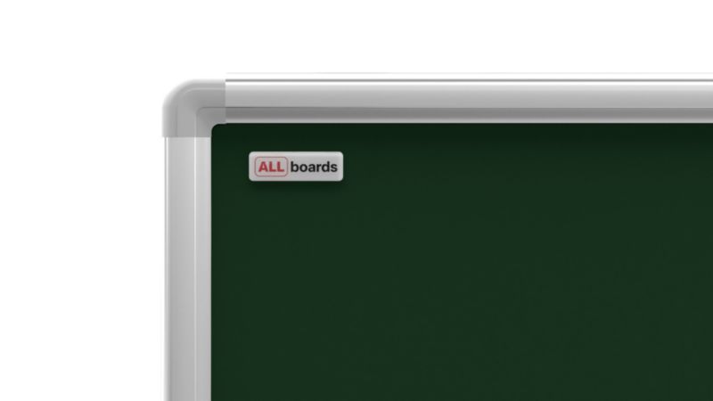 Tablica kredowa magnetyczna zielona ALLboards 90x60 cm rama aluminiowa 1 szt.
