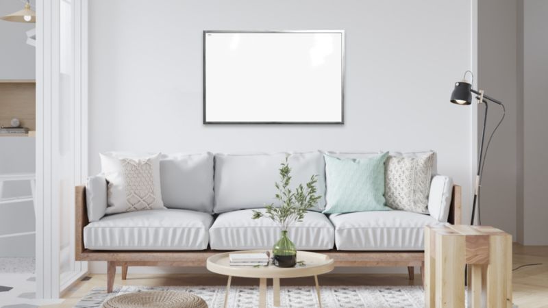 Tablica magnetyczna ALLboards 90x60 cm rama drewniana srebrna 1 szt.